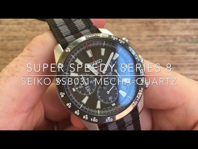 Super Speedy Series 8 - Seiko SSB031P Mecha-Quartz