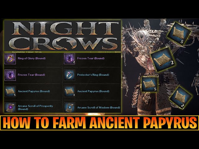 HOW TO FARM ANCIENT PAPYRUS BEGINNERS GUIDE