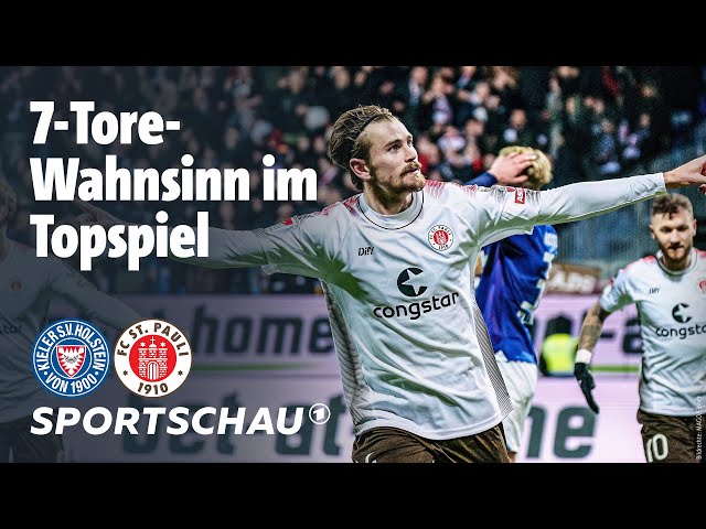 Holstein Kiel - FC St. Pauli Highlights 2. Bundesliga, 23. Spieltag | Sportschau