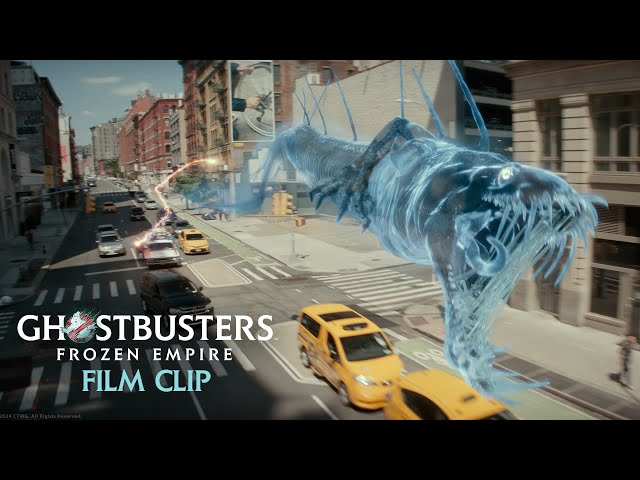 Ghostbusters: Frozen Empire - Sewer Dragon Clip - Only In Cinemas Now
