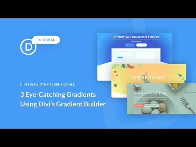Create Eye-Catching Fullwidth Header Gradients!