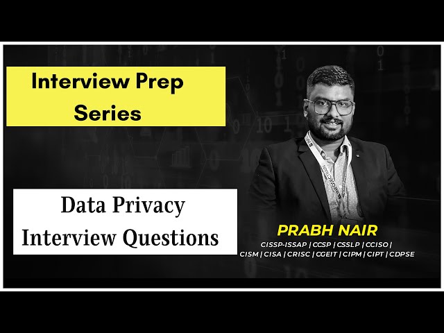 "Unlock the Secrets of Data Privacy Interviews - You Won't Believe What They Ask!"