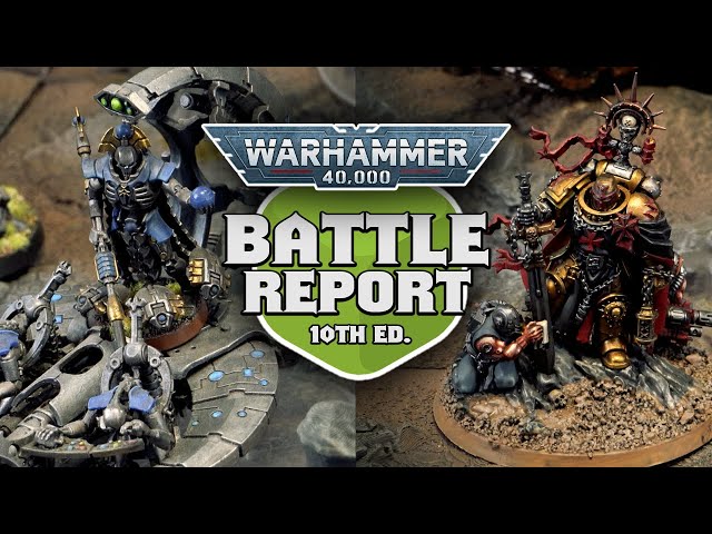 Black Templar vs Necrons Warhammer 40k 10th Edition Battle Report Ep 10