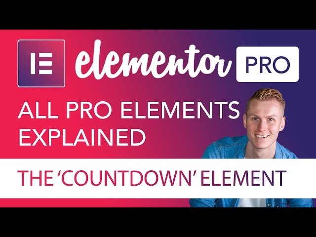 Elementor Pro Countdown Element Tutorial