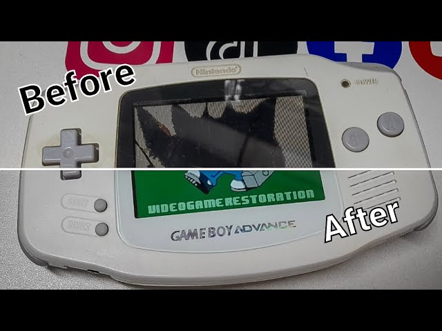 Restoring A Gameboy Advance