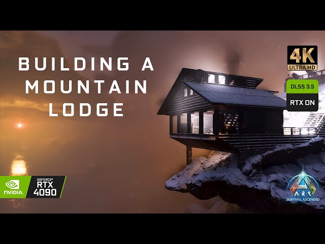 ARK: Survival Ascended | Mountain Lodge Showcase & Tutorial [4K60]