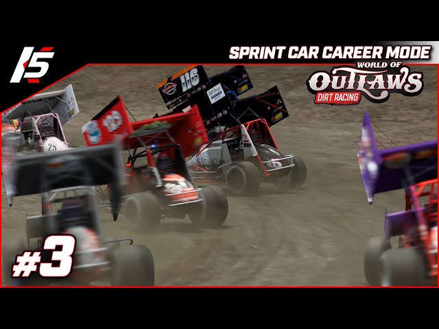 Sprint Car Career Mode - EP #3 - World of Outlaws Dirt Racing