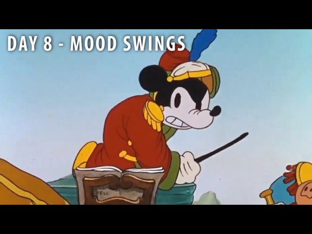 No Nut November Portrayed by Classic Mickey Mouse