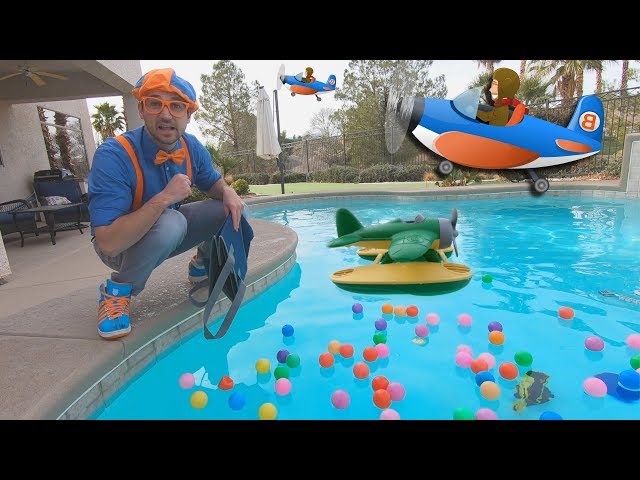 Blippi and Airplanes for Kids | Educational Videos for Toddlers and The Seaplane Song