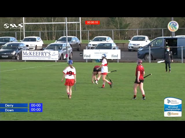 Derry v Down Live - Liberty Insurance All-Ireland Intermediate Camogie Championship 2020