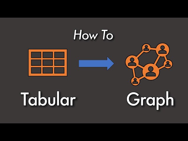 How to transform tabular data into a graph (walk-thru)