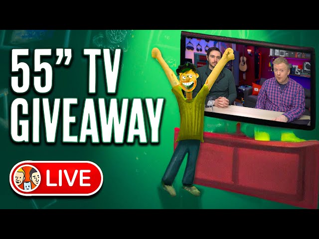 55" TV Giveaway, Answering Your Questions, How Tech Companies Spy On You, & More!