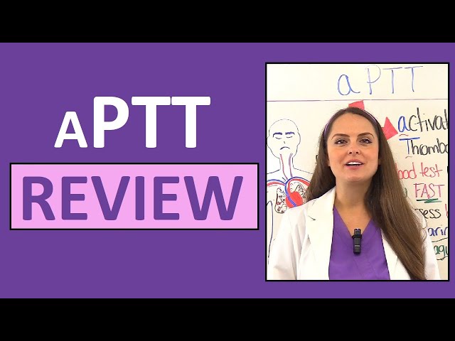 aPTT Blood Test Normal Range Nursing NCLEX Labs Review