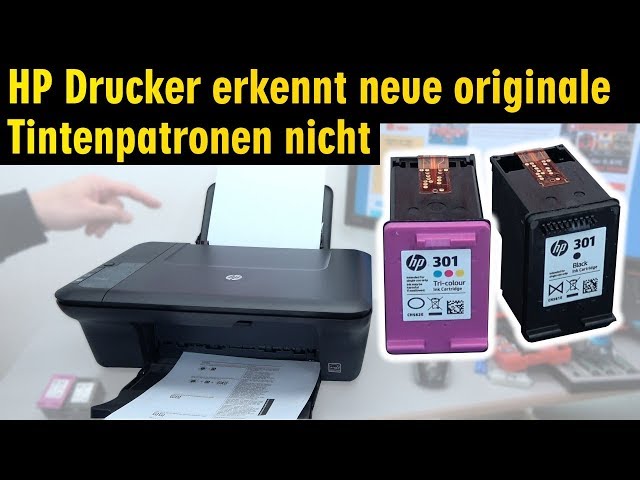 Hewlett-Packard Drucker originale neue Tintenpatronen werden nicht erkannt nach Wechseln - [4K]