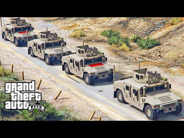 GTA 5 - BIGGEST ARMY BATTLE EVER! Military Army Patrol Episode #71 (Thanksgiving Special!)
