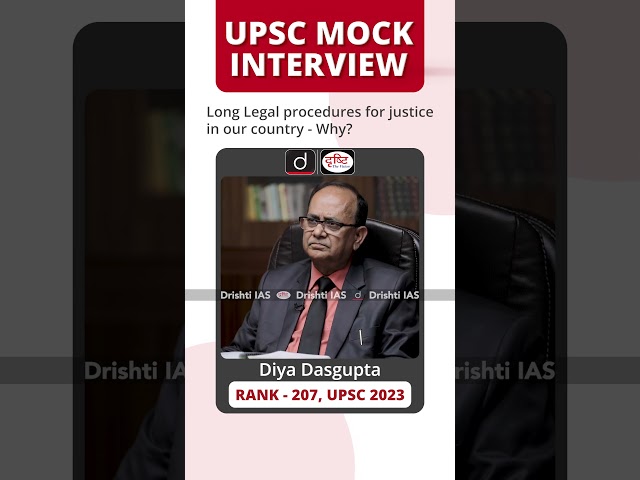 UPSC Result 2023 | Diya Dasgupta | Rank – 207 #drishtiiasmockinterview #upscmockinterview