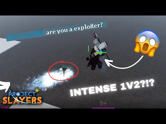 IM AN EXPLOITER?!? 1V2 Ranked PROJECT SLAYERS