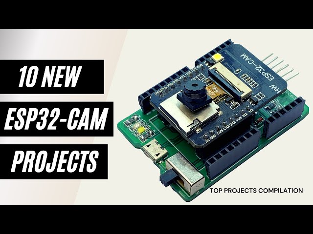 10 Great Artificial Intelligence projects using ESP32-CAM!!!