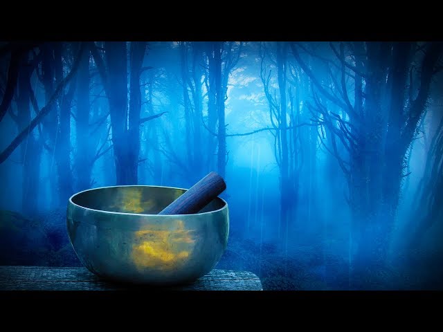 Rain in Woods + Tibetan Bowls | Relax, Study or Sleep with White Noise Music | 10 Hours