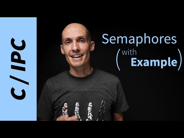 What is a semaphore? How do they work? (Example in C)