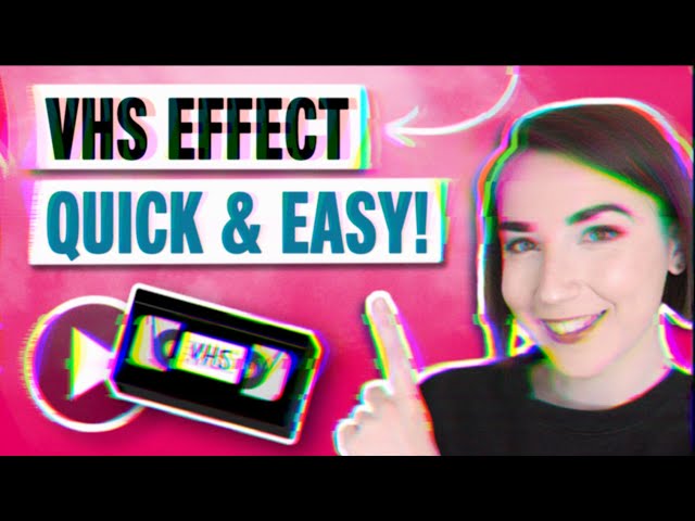 VHS Video Effect Using an Online Video Editor