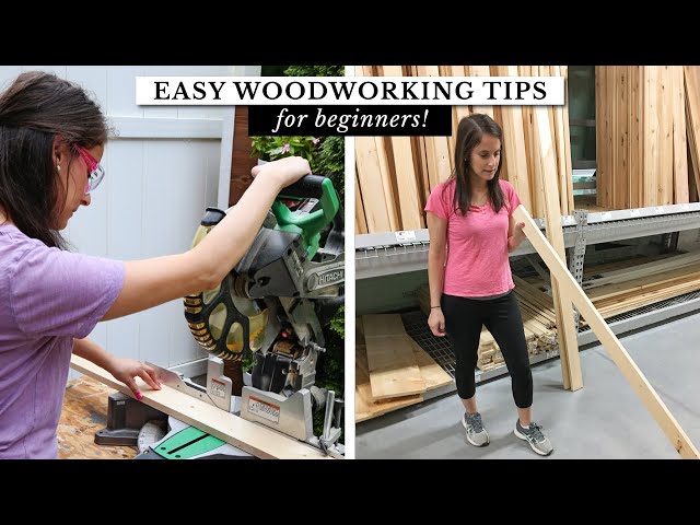 Easy Tips to Get Started with Woodworking! | Woodworking for Beginners