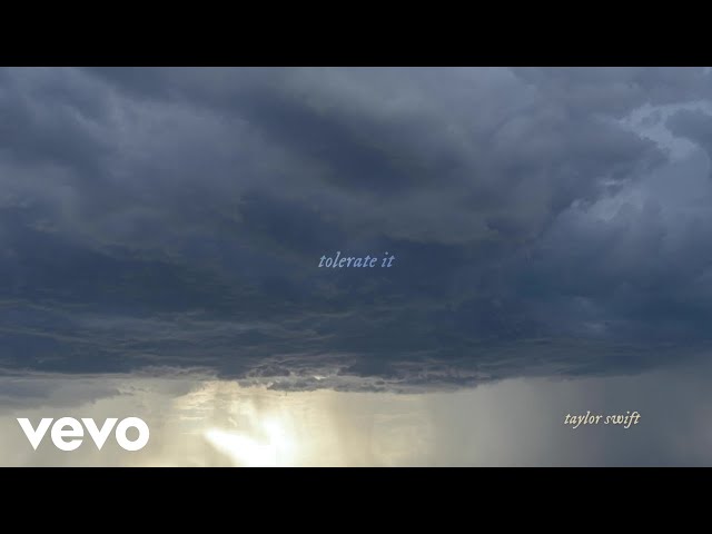 Taylor Swift - tolerate it (Official Lyric Video)