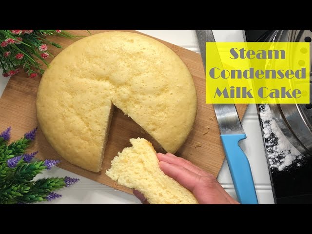 Steam Condensed Milk Cake || Kek Kukus || 炼乳蒸蛋糕绵密好吃不上火