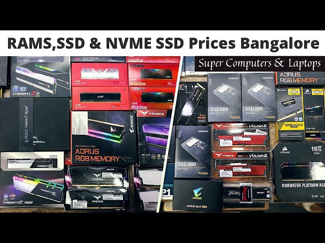 RAM , SSD & NVME SSD Prices in SP Road Bangalore | Super Computer & Laptop