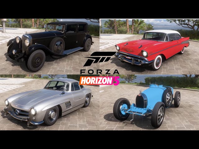 Forza Horizon 5 Oldest Cars Exhibition HD Gameplay