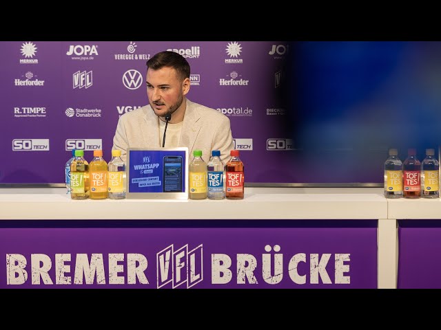 Neuer Geschäftsführer Sport beim VfL Osnabrück: Die Pressekonferenz in gesamter Länge