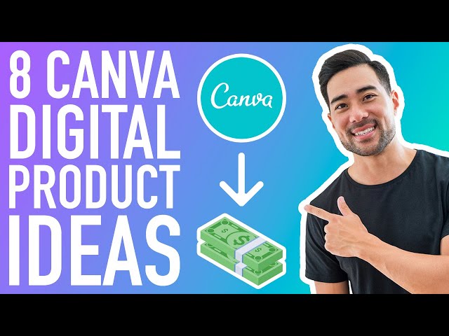 8 CANVA DIGITAL PRODUCT IDEAS TO SELL ONLINE // How To Create Digital Products Using Canva