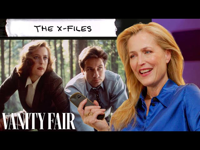 Gillian Anderson Rewatches The X-Files, Sex Education, Scoop & More | Vanity Fair