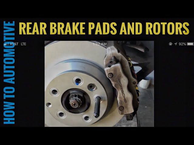 How to Replace Rear Brake Pad Rotors and Sensors on a 2003 Porsche Cayenne S