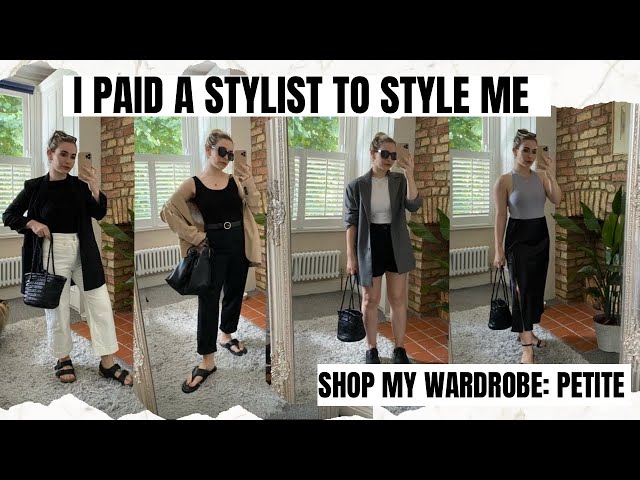 I paid a stylist to style me | Petite Minimal Shopping my Wardrobe