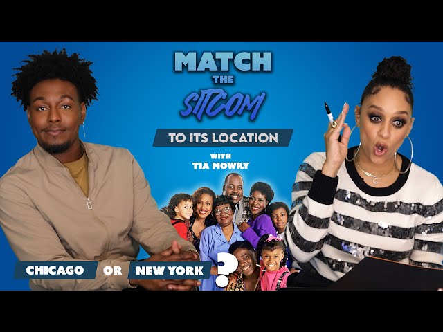 TIA MOWRY Tries to Match Iconic Sitcoms to The Place They Are Set In