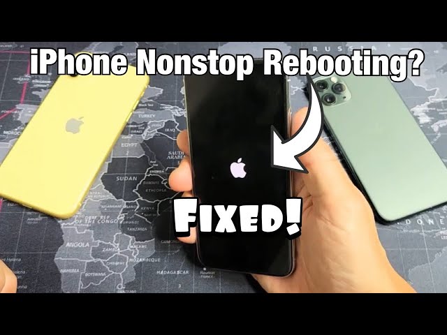 iPhone X/XS/XR/11:  Stuck in Constant Rebooting Boot Loop with Apple Logo Off & On Nonstop? FIXED!