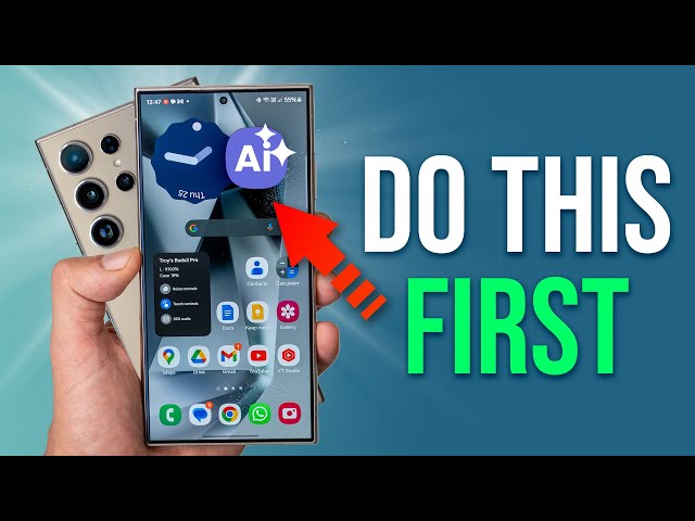 Galaxy S24 - First Things To Do! ( Tips & Tricks )