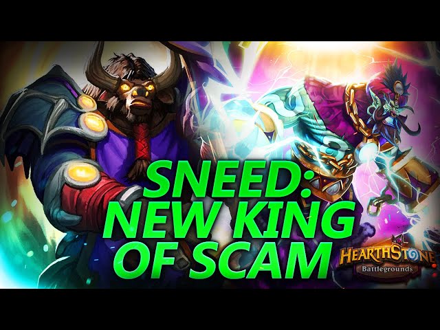 Sneed: New King of Scam | Hearthstone Battlegrounds Gameplay | Patch 21.6 | bofur_hs