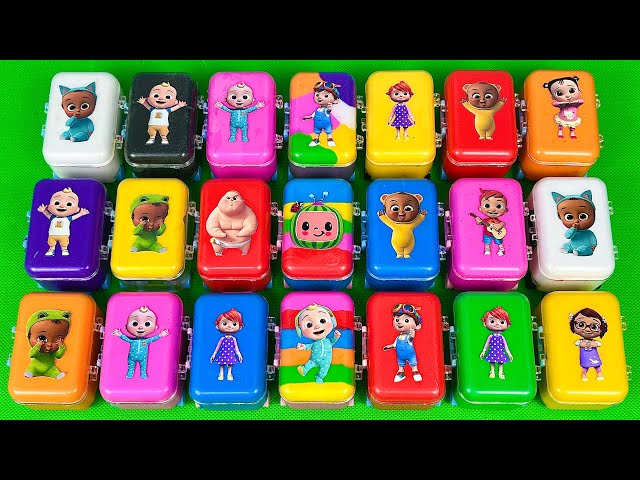 Mini Suitcases: Finding Pinkfong, Cocomelon, Baby Shark with CLAY ! Satisfying ASMR Videos