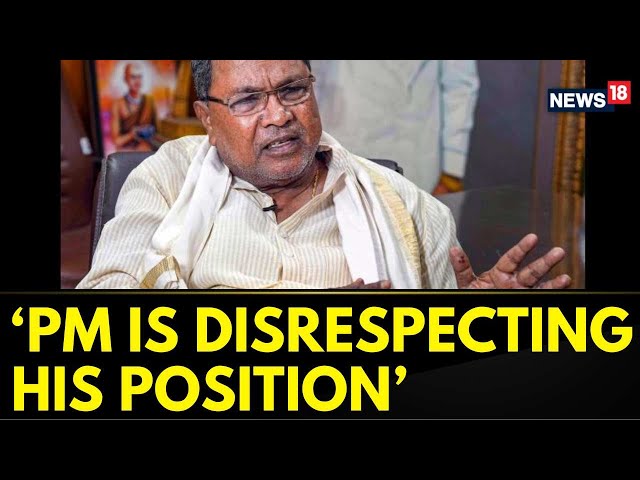 Karnataka CM Siddaramaiah takes a jibe at PM Modi Over His Wealth Redistribution remark | News18