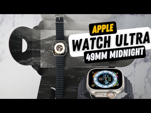 Apple Watch Ultra Midnight Ocean Band Unboxing 2023