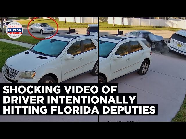 Caught On Cam: Shocking Video Of Two Florida Deputies Hit By Motorist In 'Ambush' Attack