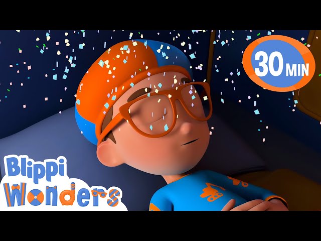 Sleep | Blippi Wonders Fun Cartoons | Moonbug Kids Cartoon Adventure