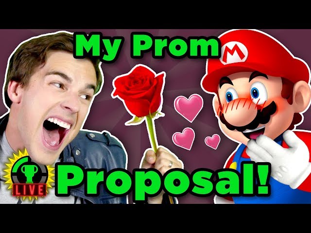 MatPat Promposal Redo! | Mario Maker  ft. Jirard the Completionist (Game Theory Charity Livestream)