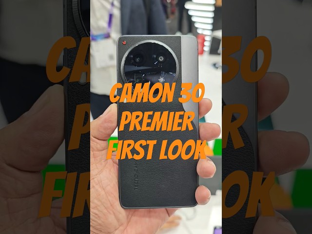 Four 50MP cameras, and a Dimensity 8200 Ultimate Processor! The Camon 30 Premier is interesting.