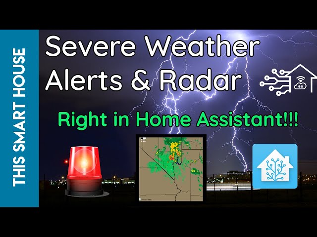 Severe Weather Alerts & Radar Right In Home Assistant
