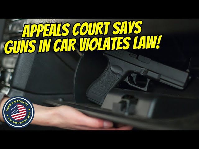 Appeals Court Says Guns In Car Violates Law? Car Is A Public Place?!?