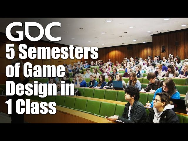 How to Teach 5 Semesters of Game Design in 1 Class