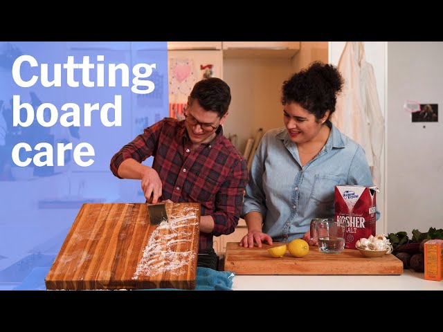 How to Care for Wood Cutting Boards